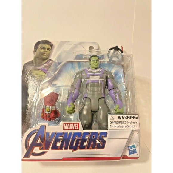 HASBRO MARVEL AVENGERS ENDGAME HULK 6'' ACTION FIGURE WITH INFINITY GAUNTLET - Picture 1 of 4